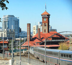 Union Station train station in Portland, Oregon