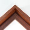 This 1-5/8 " wood floater frame comes in a textured walnut finish. This rich wood frame is a classic rustic compliment to your artwork.