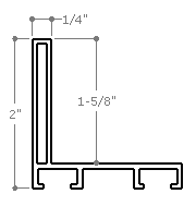 This metal canvas floater picture frame has a smooth, matte Matte Black finish and flat, narrow (.25 ") face. 

Ideal for medium to large size artwork on thick (1-5/8 " deep) stretcher bars.  Border gallery wrapped Giclée canvas prints or paintings with this simple, modern frame for an authentic, fine art display.

*Note: These sturdy metal, custom canvas floaters are for stretched canvas prints and paintings, and raised wood panels.

Nielsen mf14-14 Profile